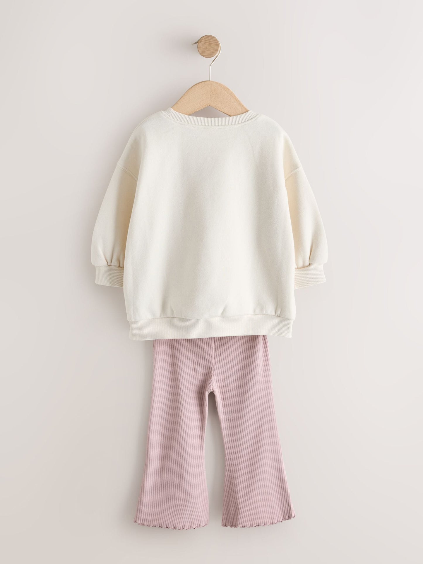 Light Pink Horse Sweatshirt and Flare Leggings Set (3mths-7yrs) image 6