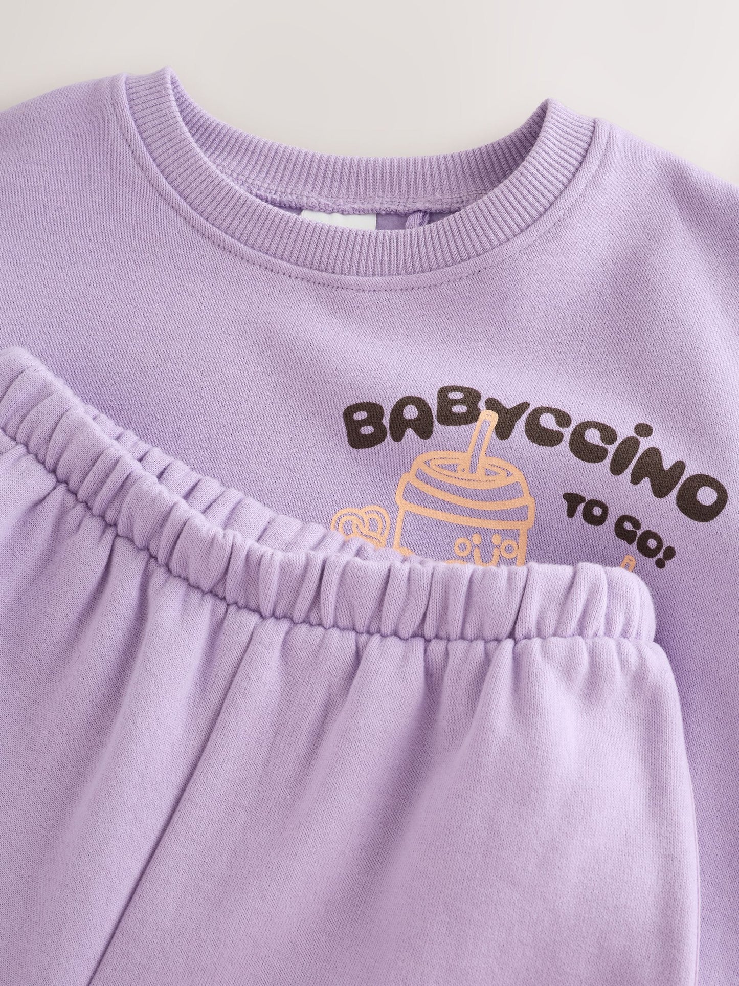 Lilac Babychino Sweatshirt and Barrel Leg Set (3mths-7yrs) image 7