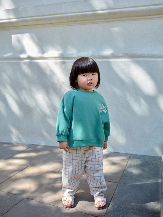 Green Little Wanderers Club Sweatshirt and Barrel Set (3mths-7yrs) image 1