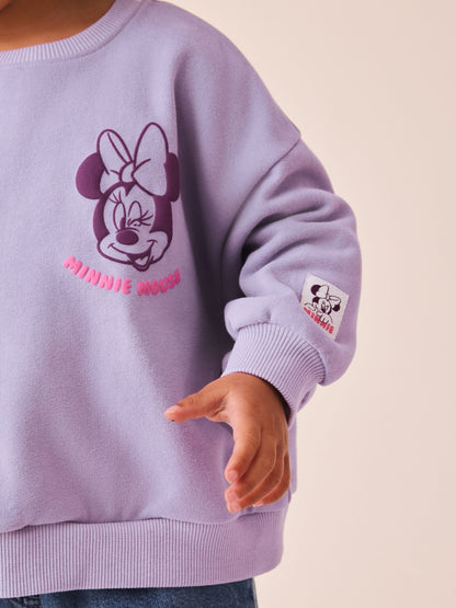 Lilac Purple Minnie Mouse Bubble Tea Minnie Mouse Sweatshirt (3mths-7yrs) - image 4