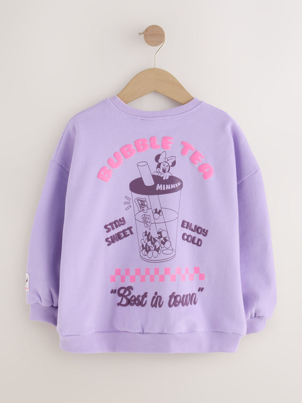 Lilac Purple Minnie Mouse Bubble Tea Minnie Mouse Sweatshirt (3mths-7yrs) - image 6