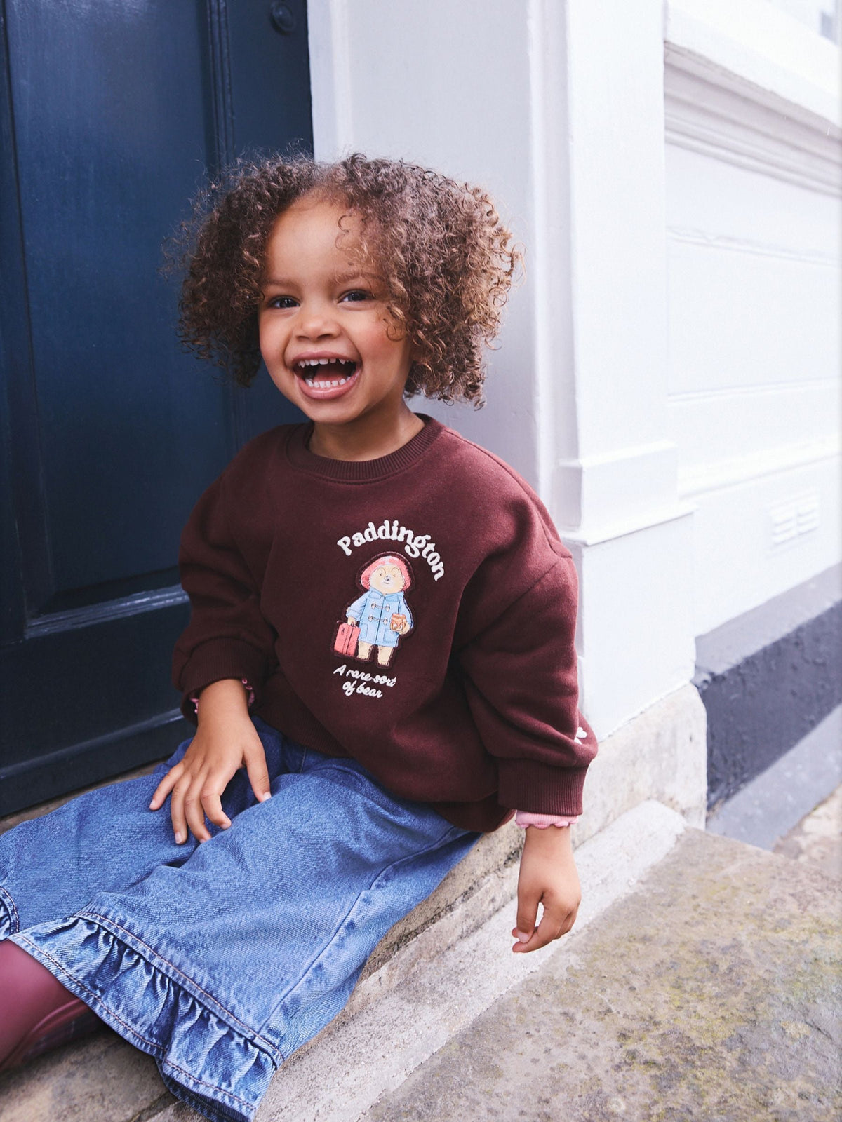 Dsiney Kidz - Brown Paddington Bear Crew Neck Sweatshirt (3mths-7yrs) image 1