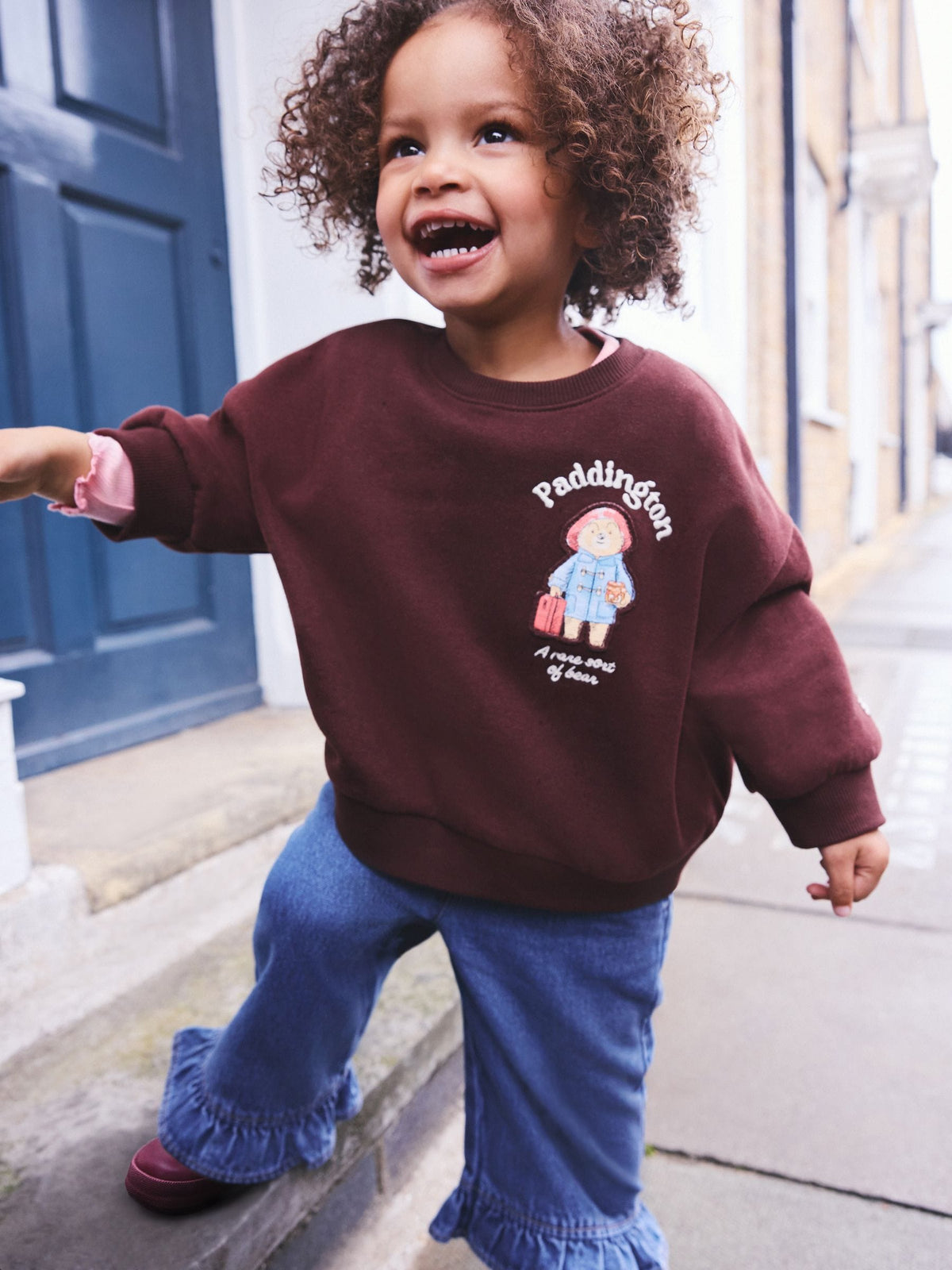 Dsiney Kidz - Brown Paddington Bear Crew Neck Sweatshirt (3mths-7yrs) image 2
