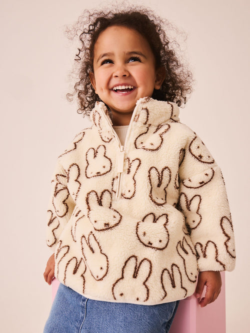 Dsiney Kidz - Miffy Cream Half Zip Fleece (3mths-7yrs) image 1
