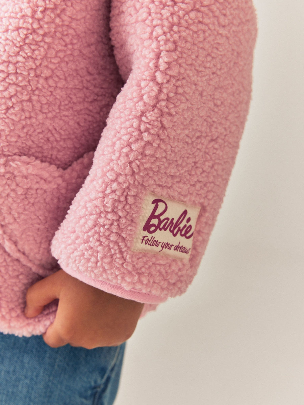 Dsiney Kidz - Pink Barbie Half Zip Fleece (3mths-7yrs) image 4