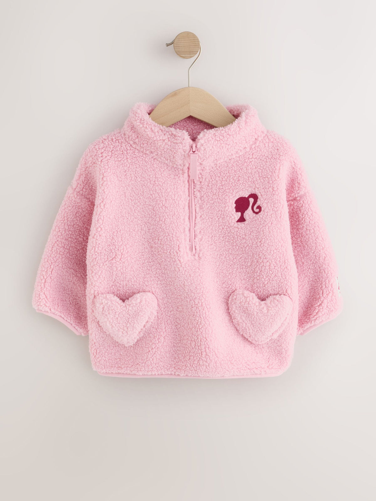 Dsiney Kidz - Pink Barbie Half Zip Fleece (3mths-7yrs) image 6