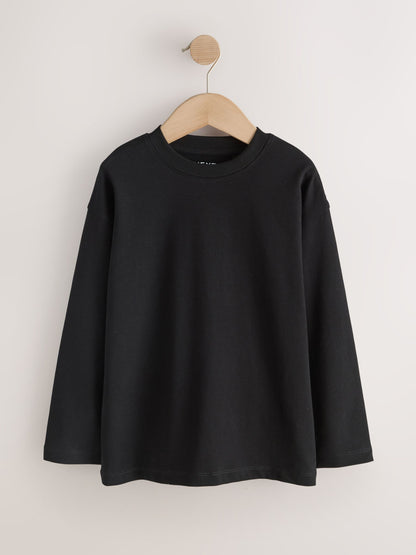 Dsiney Kidz - Black Cosy Long Sleeve T-Shirt (3-16yrs) image 1