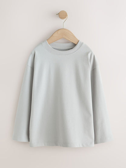 Dsiney Kidz - Light Grey Cosy Long Sleeve T-Shirt (3-16yrs) image 1