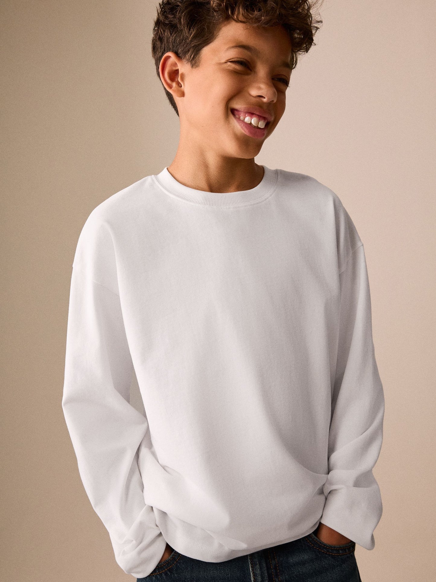 Dsiney Kidz - White Cosy Long Sleeve T-Shirt (3-16yrs) image 1