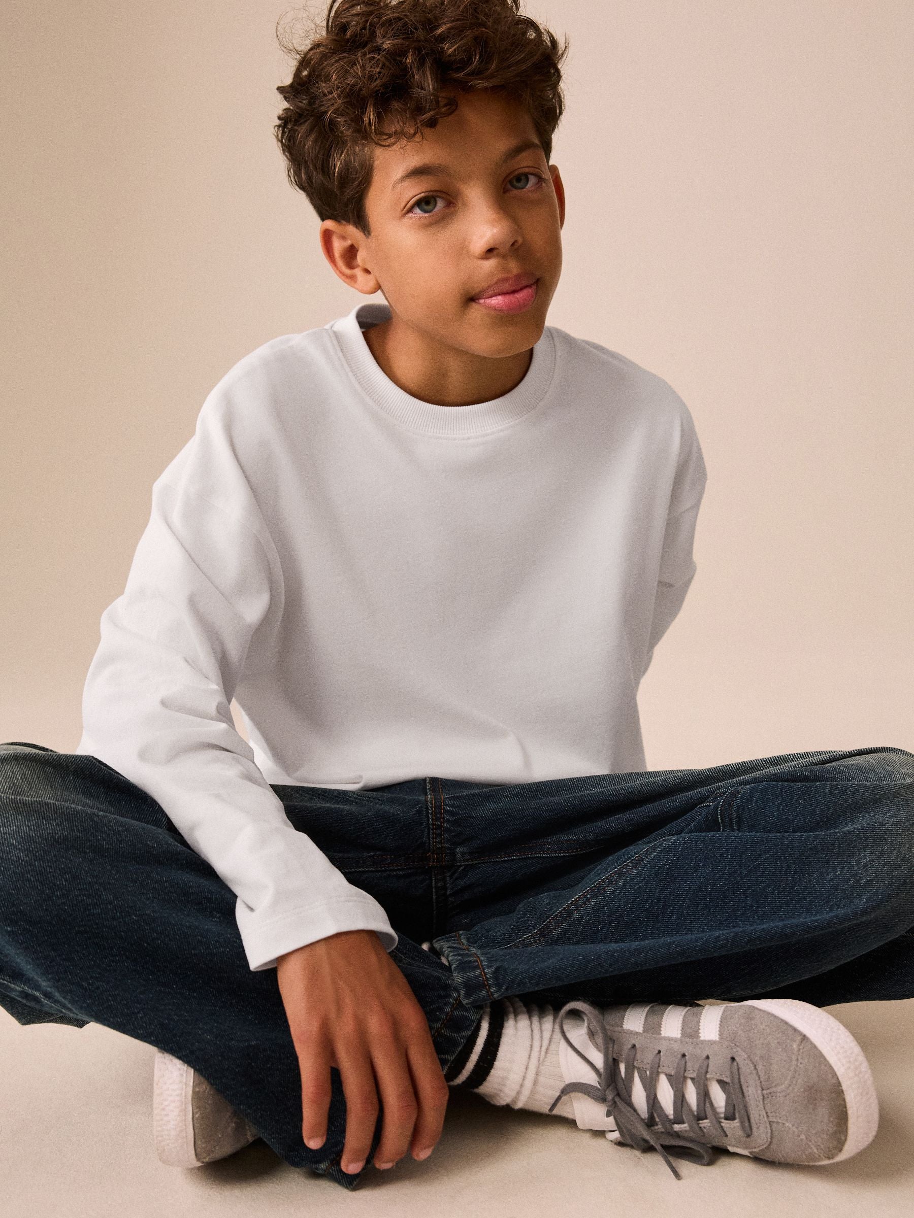 Dsiney Kidz - White Cosy Long Sleeve T-Shirt (3-16yrs) image 4