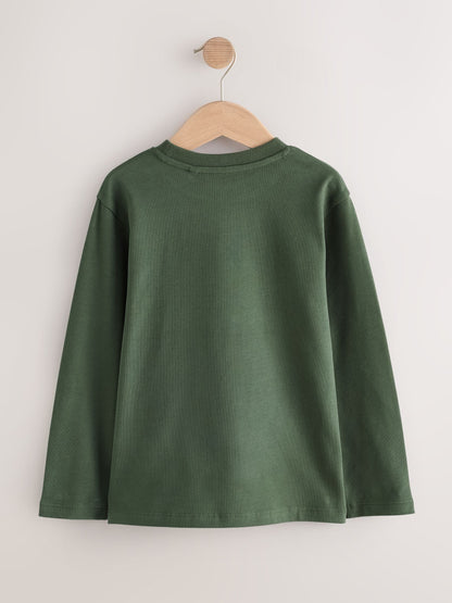 Dsiney Kidz - Green Cosy Long Sleeve T-Shirt (3-16yrs) image 2