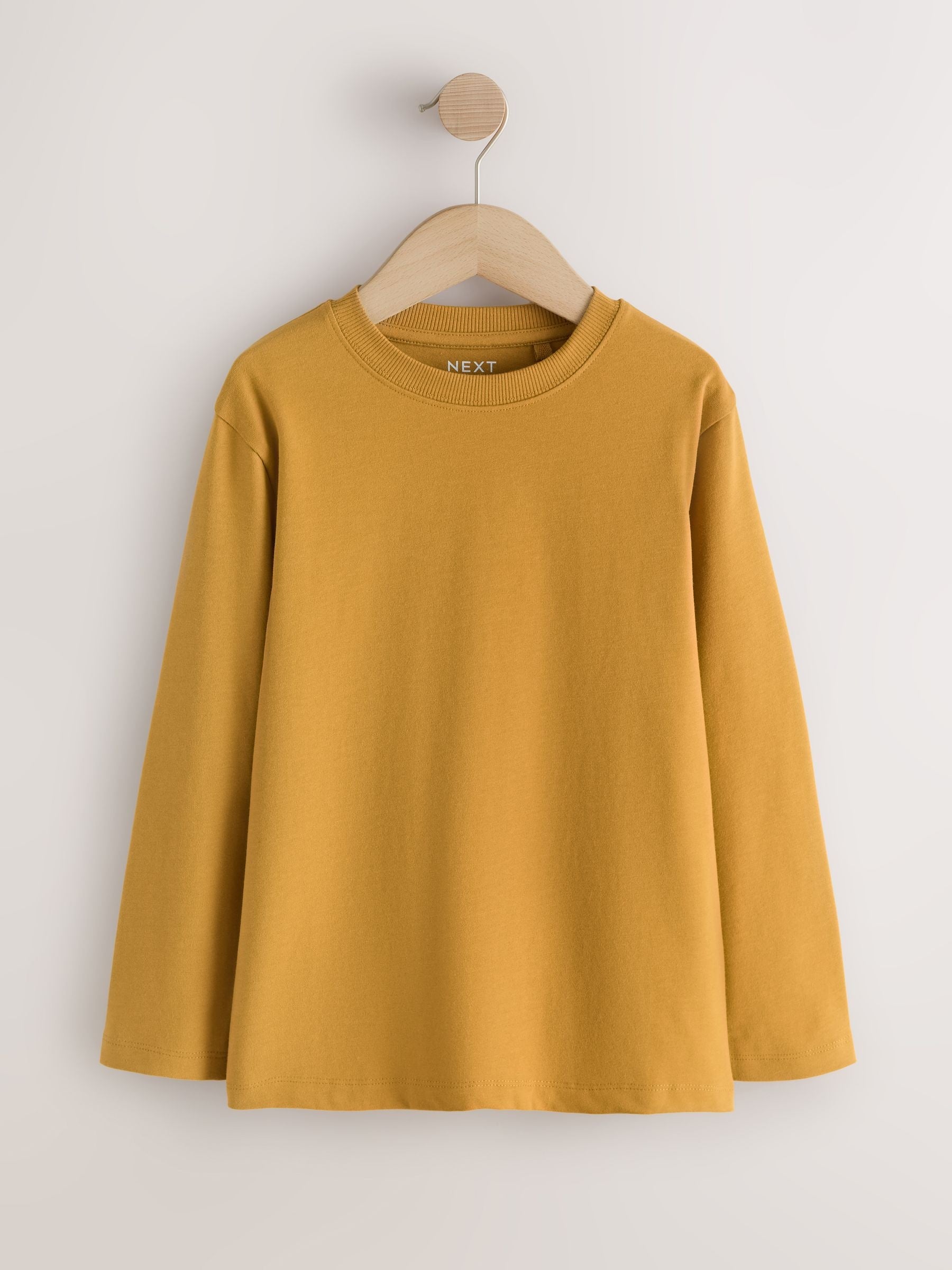 Dsiney Kidz - Ochre Yellow Cosy Long Sleeve T-Shirt (3-16yrs) image 1