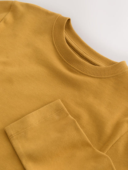 Dsiney Kidz - Ochre Yellow Cosy Long Sleeve T-Shirt (3-16yrs) image 4