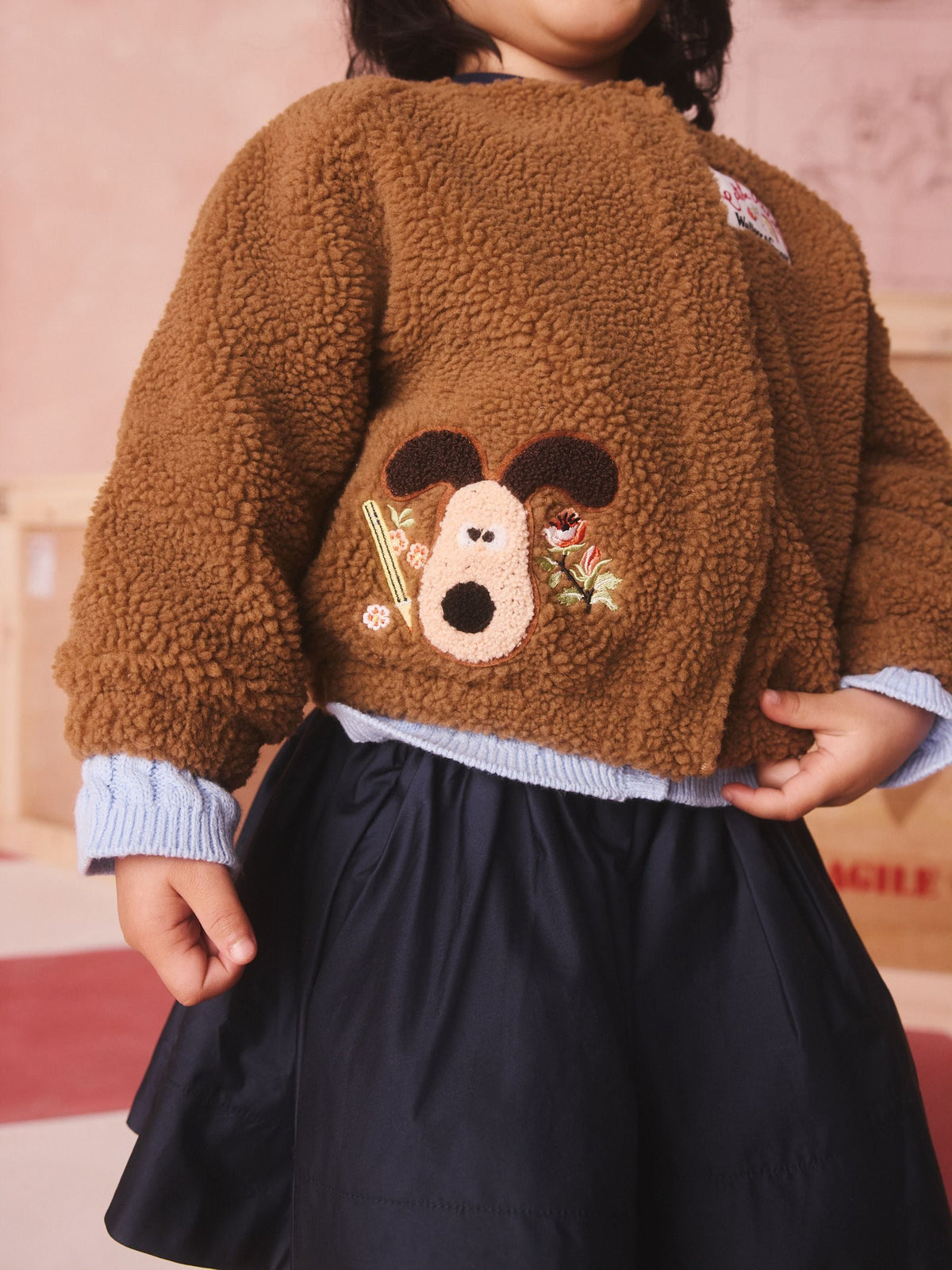 Dsiney Kidz - Brown Cath Kidston Wallace And Gromit Fleece (3mths-7yrs) image 4