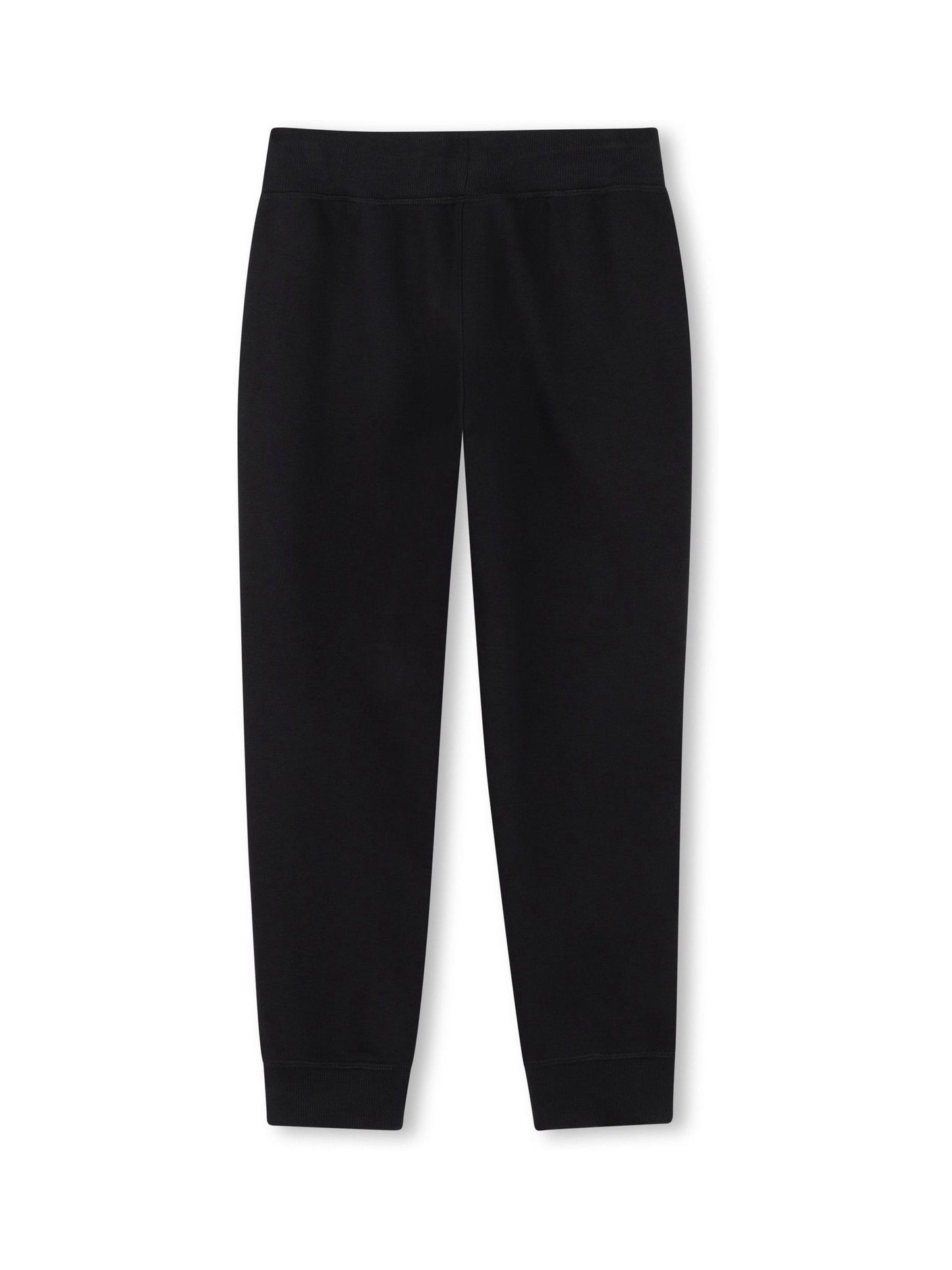 HUGO Black Logo Cinched Leg Jogging Bottoms image 2