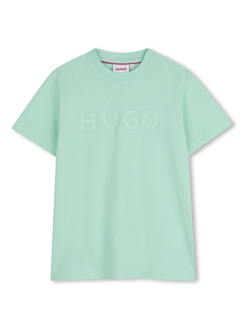 HUGO Green Logo Crew Neck Short Sleeve T-Shirt image 1