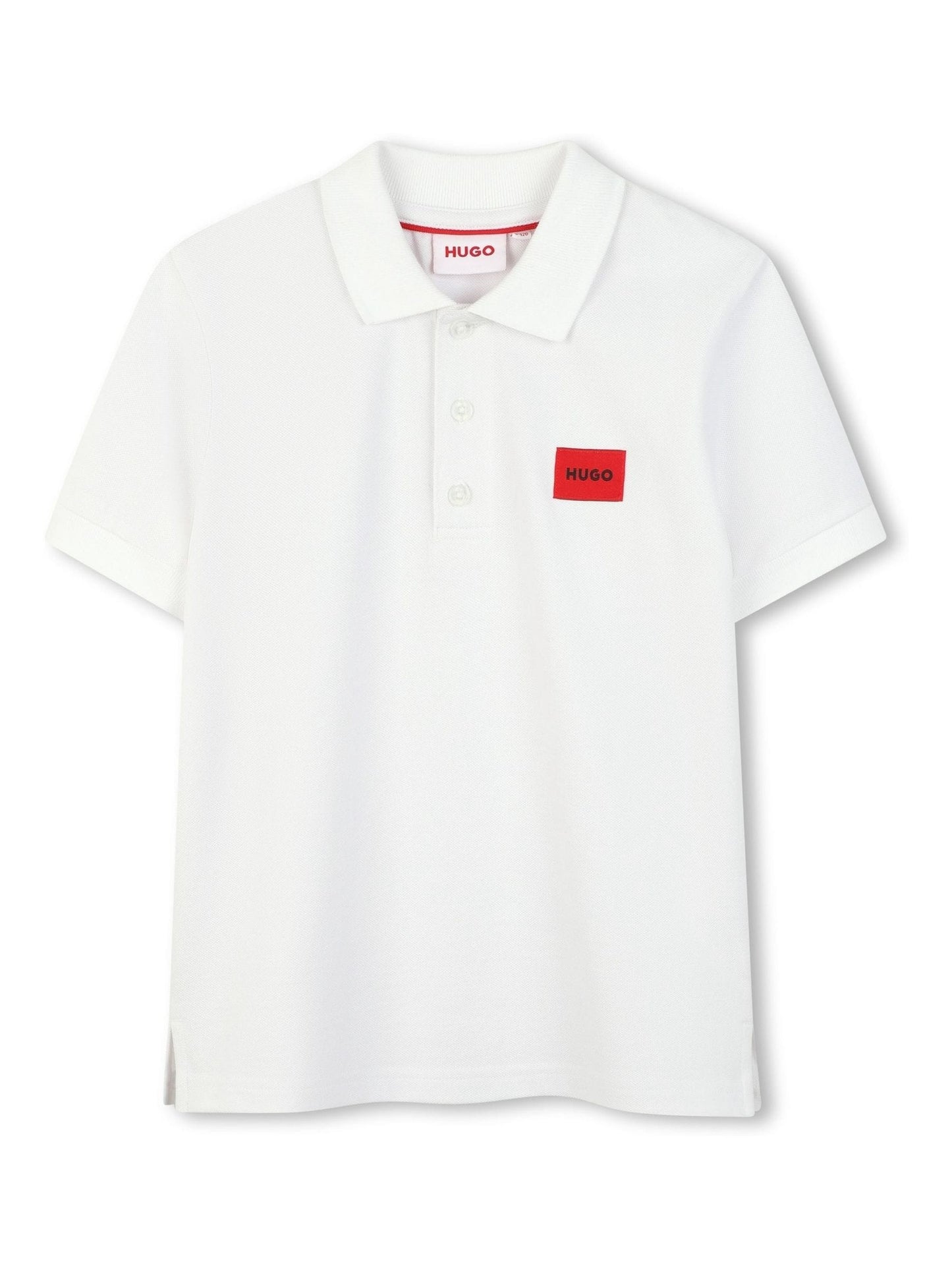 Dsiney Kidz - HUGO White Logo Short Sleeve Polo Shirt image 1