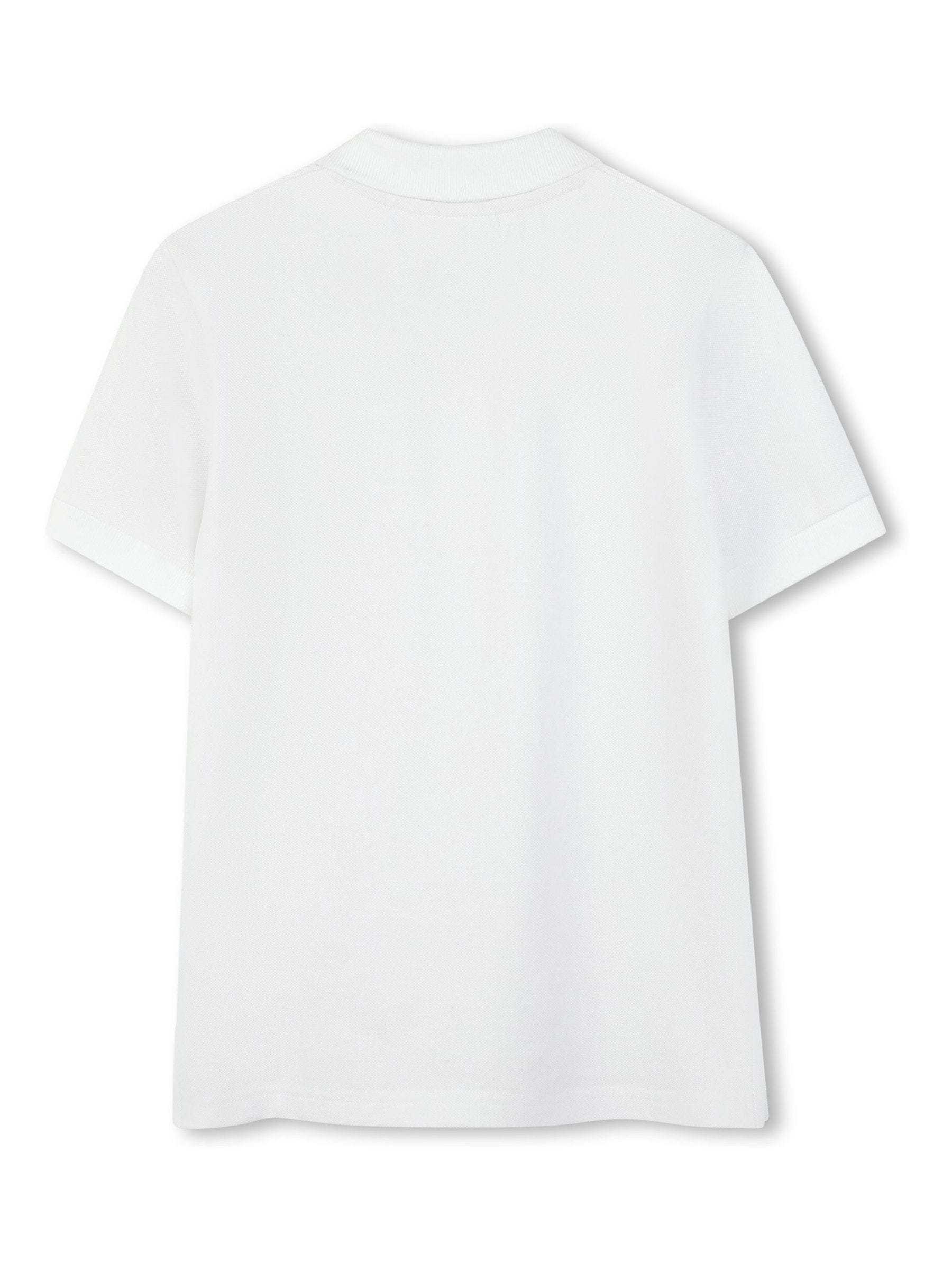 Dsiney Kidz - HUGO White Logo Short Sleeve Polo Shirt image 2