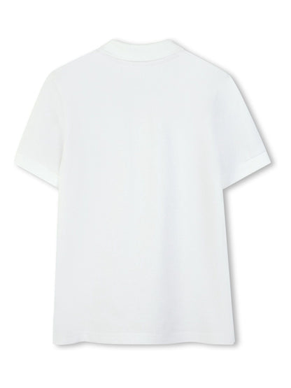 Dsiney Kidz - HUGO White Logo Short Sleeve Polo Shirt image 2