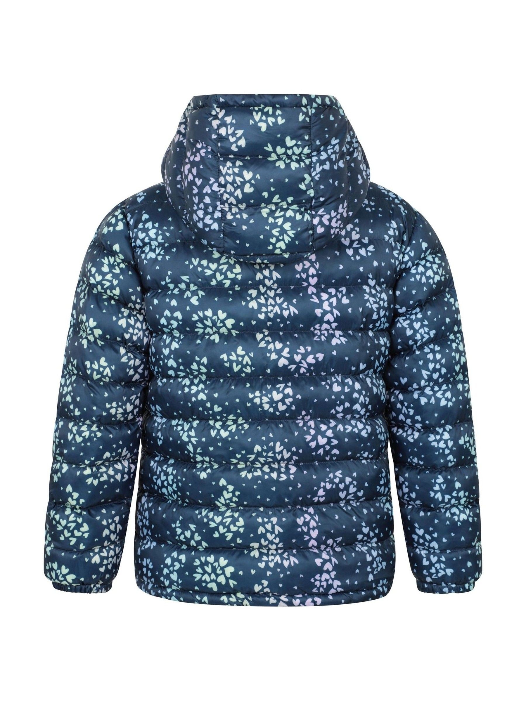 Dsiney Kidz - Mountain Warehouse Light Blue Seasons Water Resistant Faux Fur Lined Padded Jacket image 3