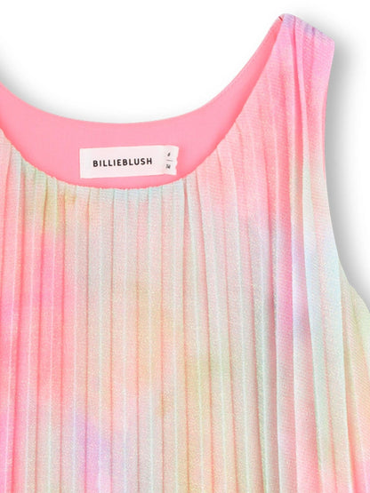 Billieblush Pink Pleated Dress image 3