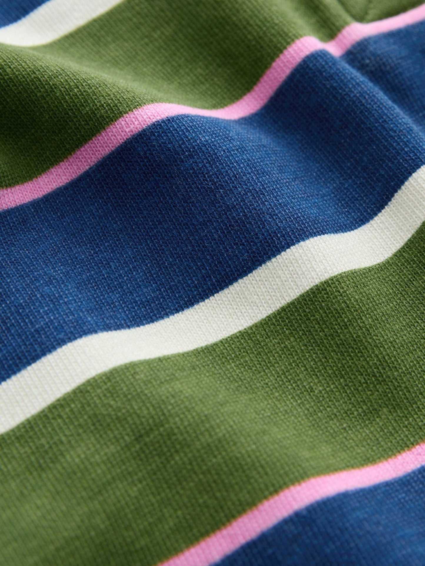 Green / Navy / Pink Stripe Short Sleeve Rugby Dress (3-16yrs) image 9