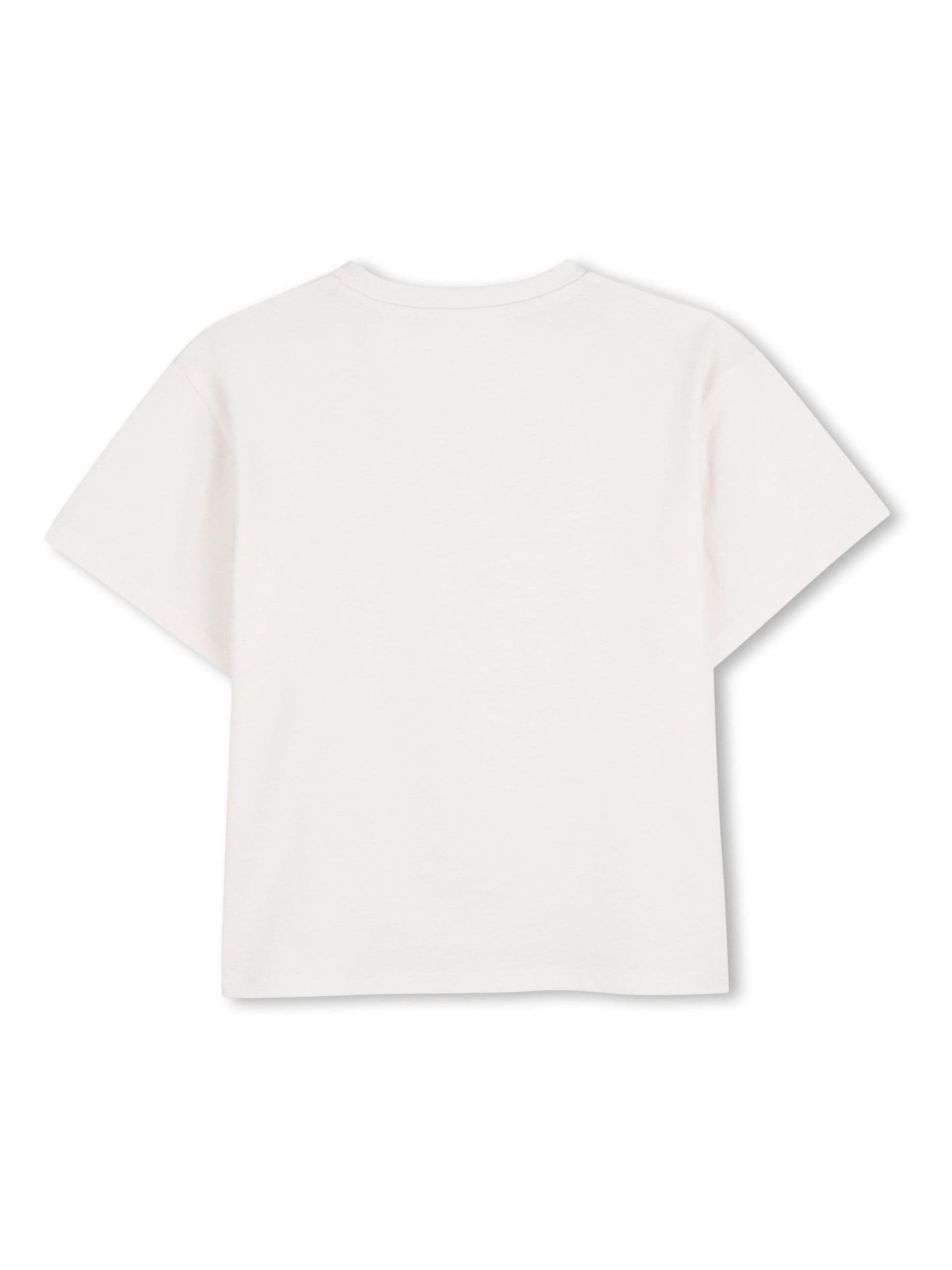 KENZO KIDS White Logo Crew Neck Short Sleeve T-Shirt image 2