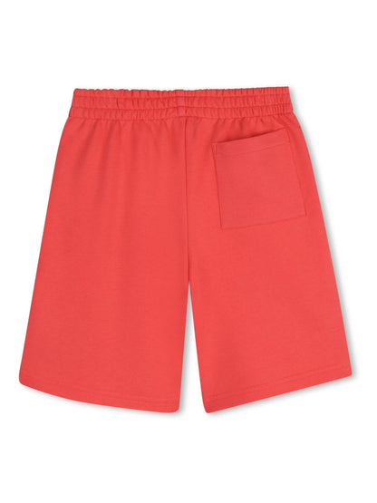 Kenzo Kids Red Logo Bermuda Shorts image 2