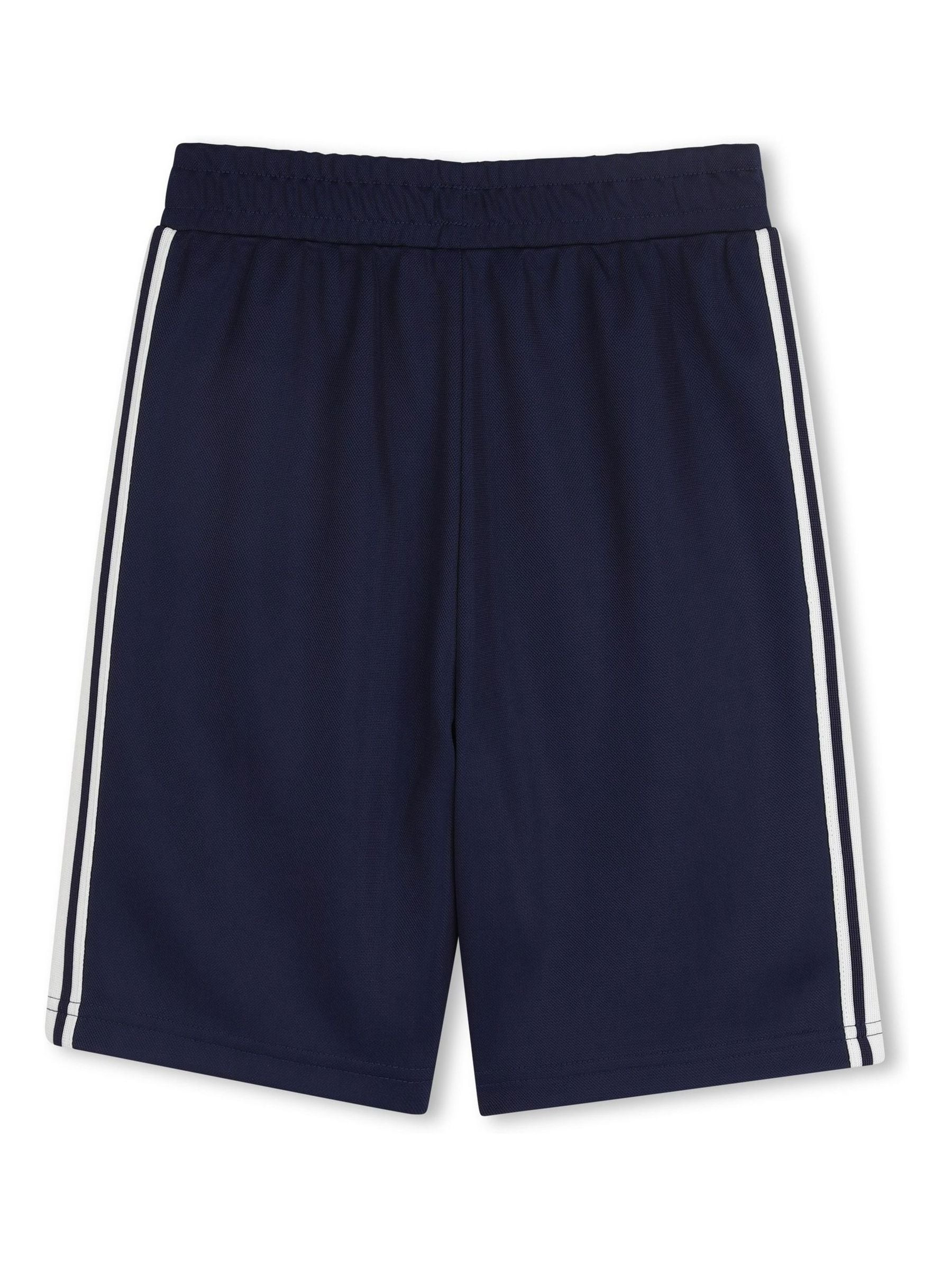 Kenzo Kids Blue Logo Side Stripe Bermuda image 2
