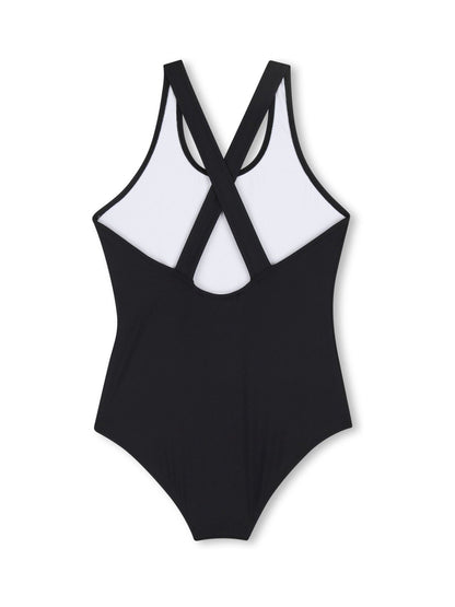 Kenzo Kids Black Logo Swimming Costume image 2