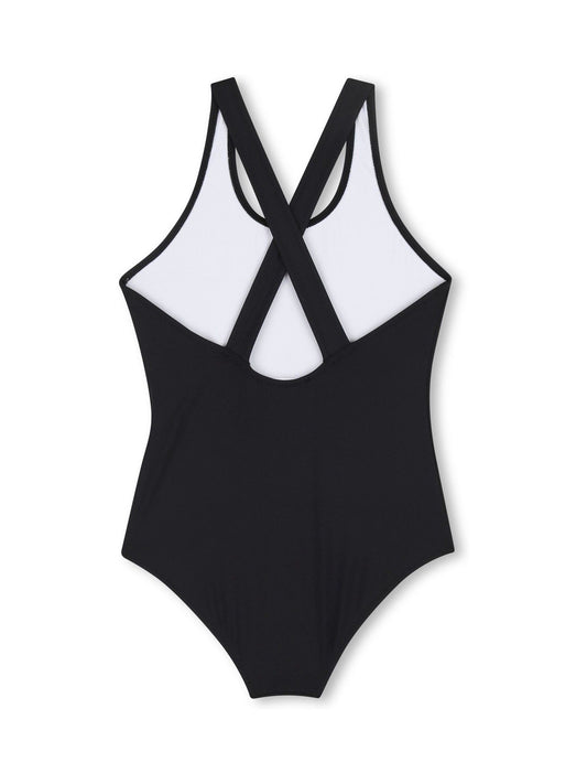 Kenzo Kids Black Logo Swimming Costume image 2