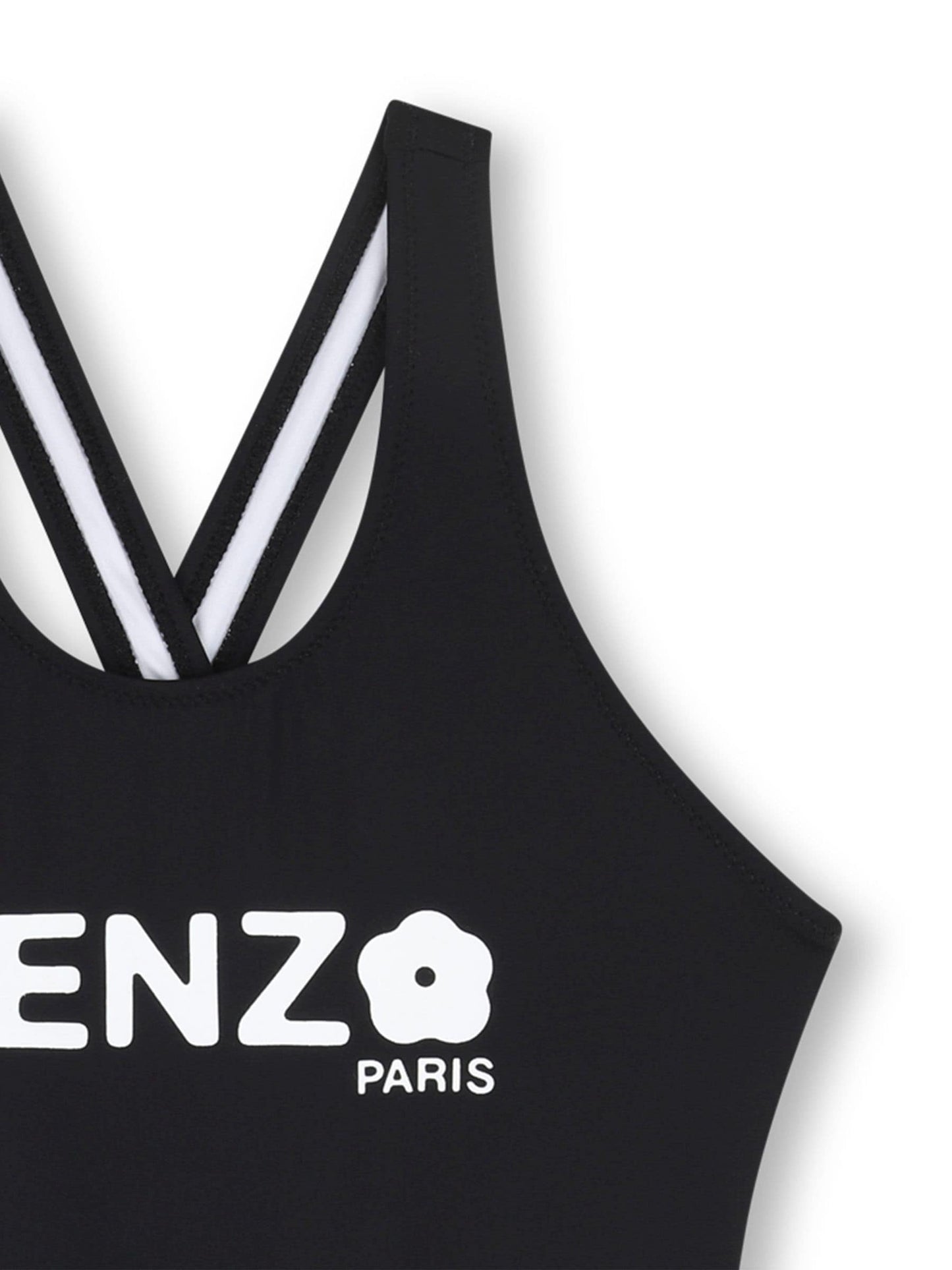 Kenzo Kids Black Logo Swimming Costume image 3