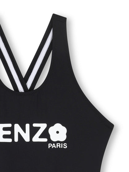 Kenzo Kids Black Logo Swimming Costume image 3