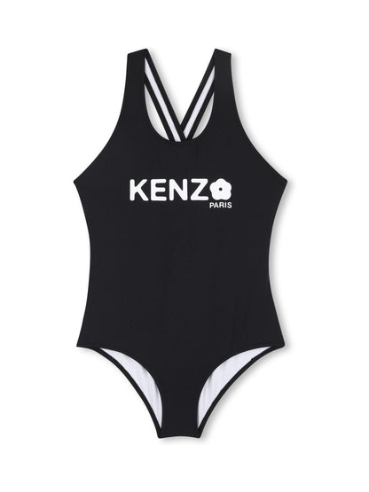 Kenzo Kids Black Logo Swimming Costume image 1