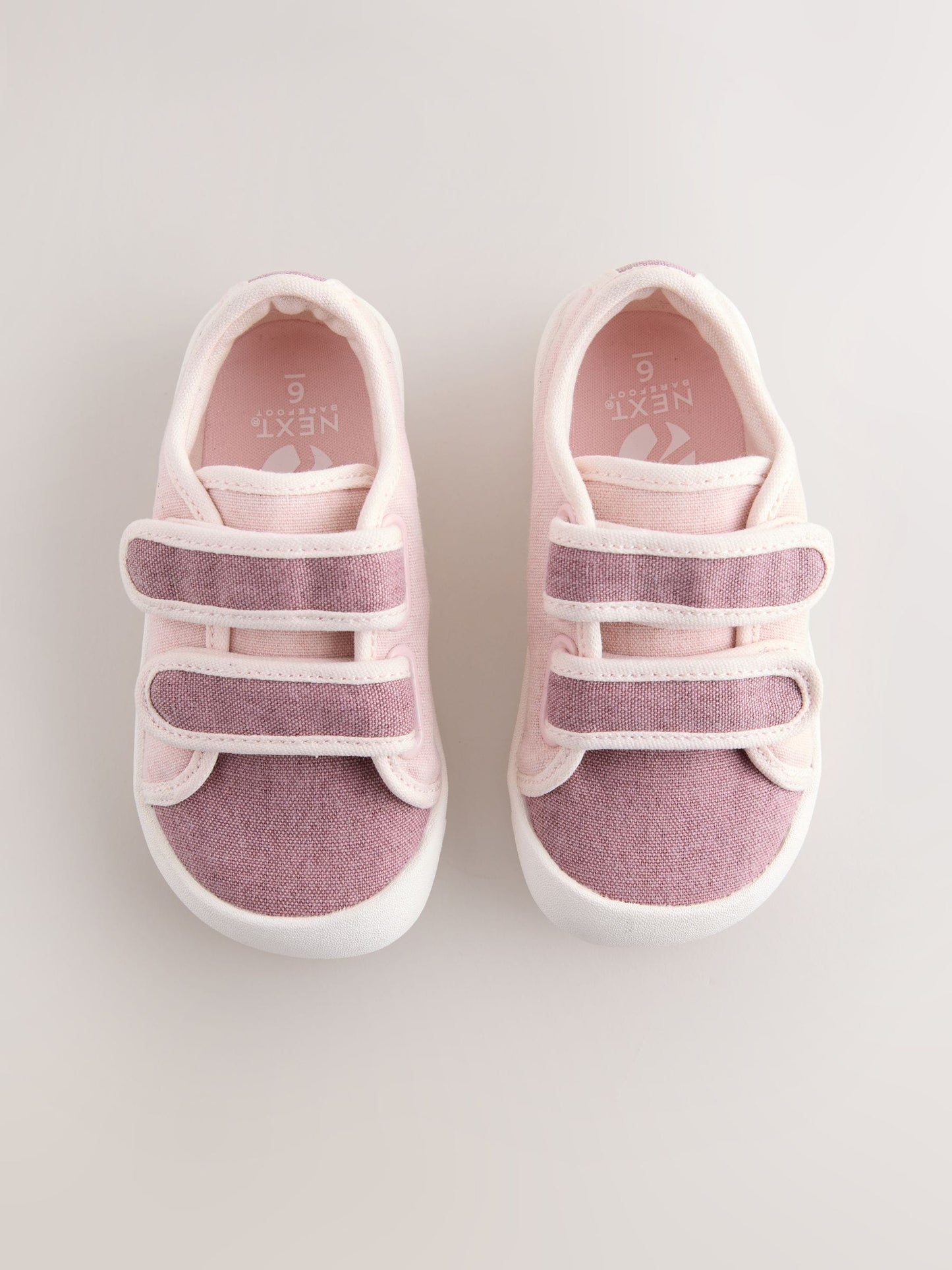 Pink Touch Fastening Barefoot Trainers image 4
