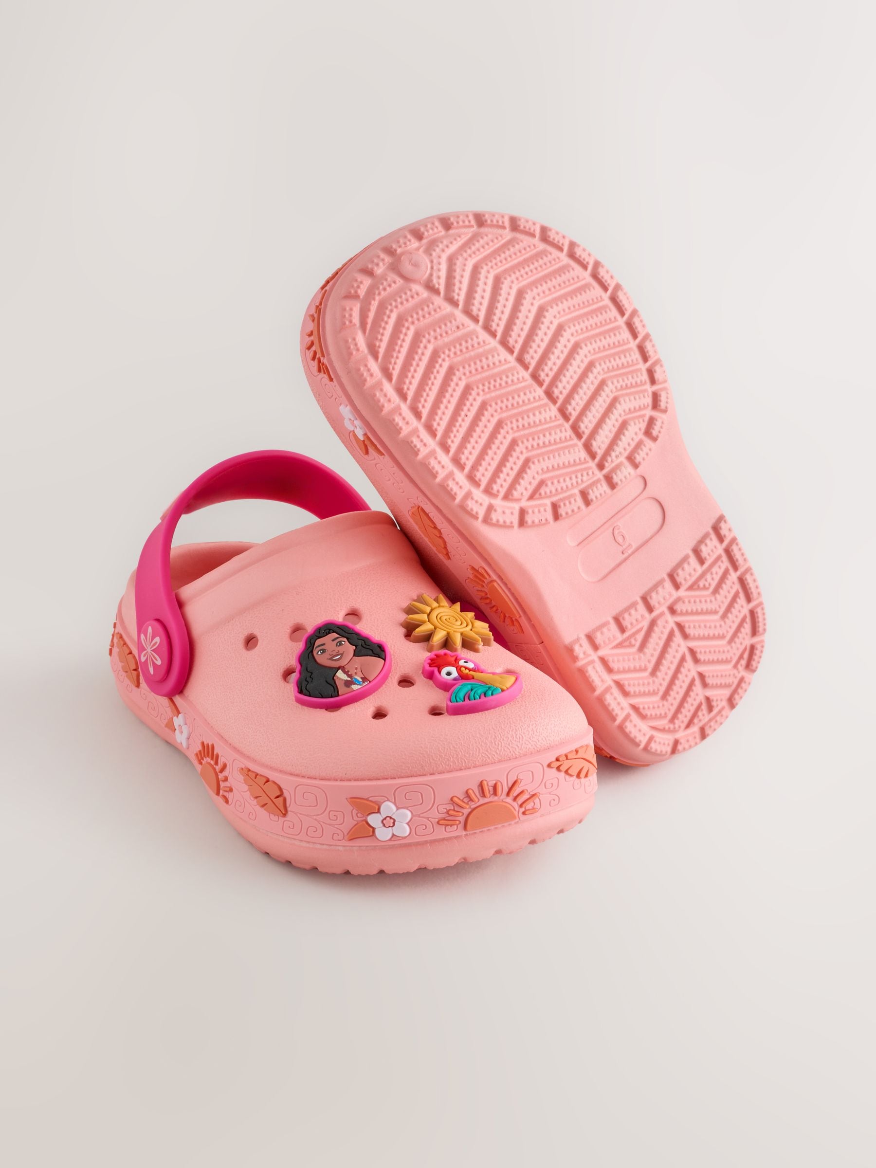 Peach Disney Moana Clogs image 3