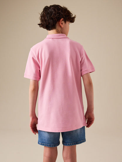 Dsiney Kidz - Pink Sign Off Short Sleeve Polo Shirt (3-16yrs) image 2