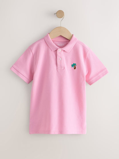 Dsiney Kidz - Pink Sign Off Short Sleeve Polo Shirt (3-16yrs) image 4
