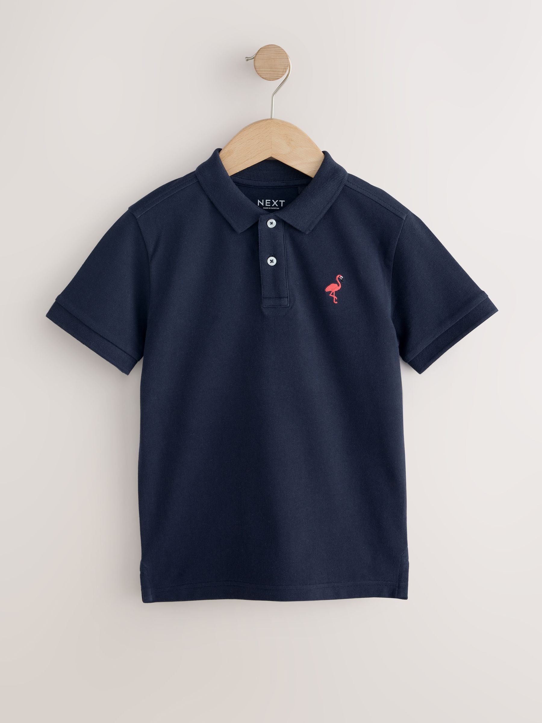 Dsiney Kidz - Navy Blue Sign Off Short Sleeve Polo Shirt (3-16yrs) image 1