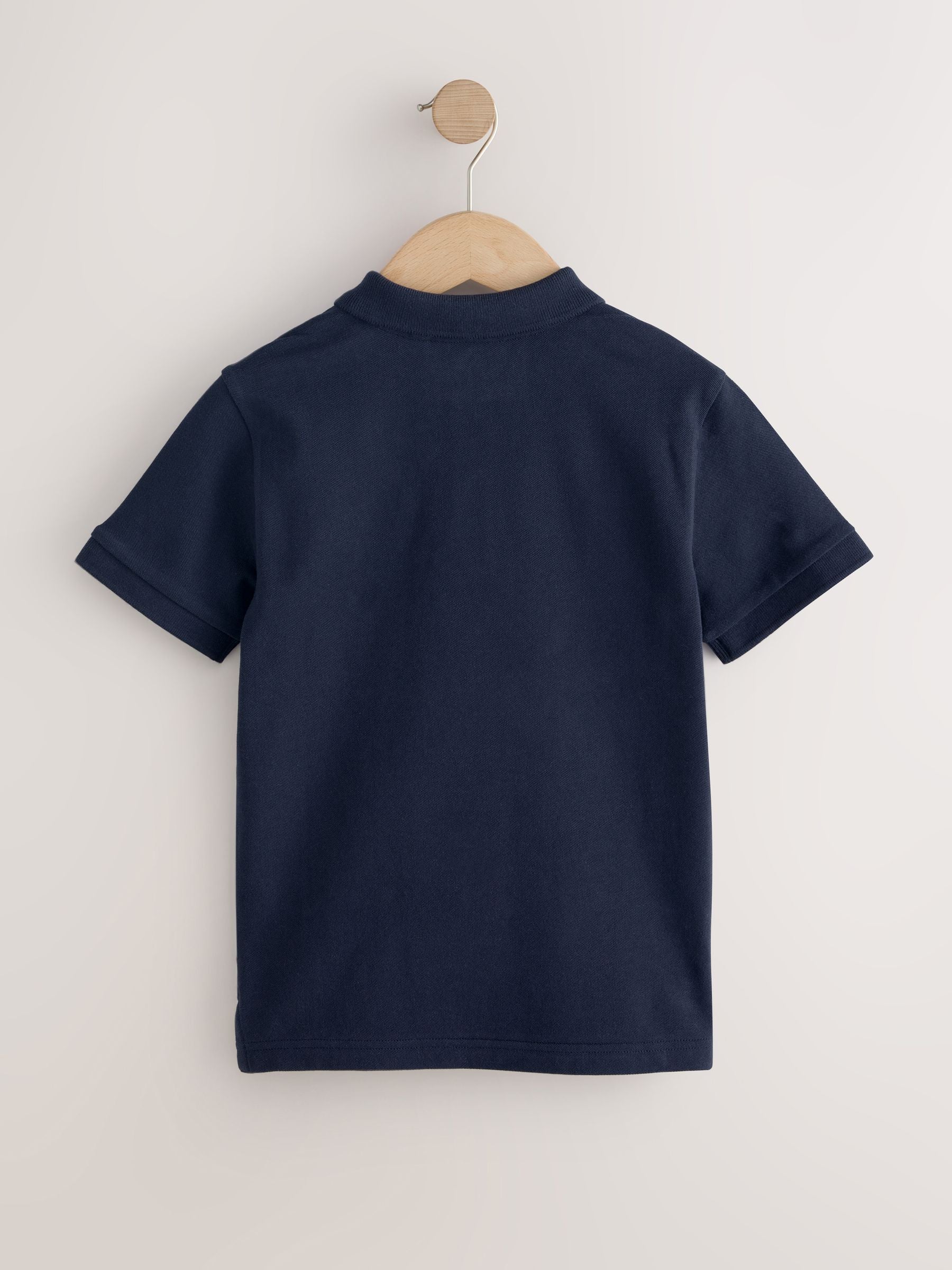 Dsiney Kidz - Navy Blue Sign Off Short Sleeve Polo Shirt (3-16yrs) image 2