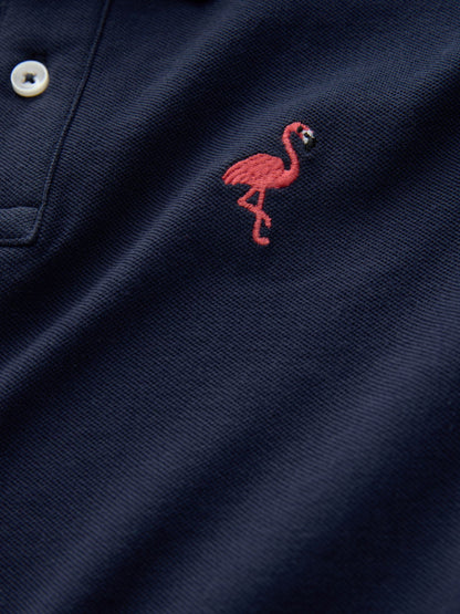 Dsiney Kidz - Navy Blue Sign Off Short Sleeve Polo Shirt (3-16yrs) image 4
