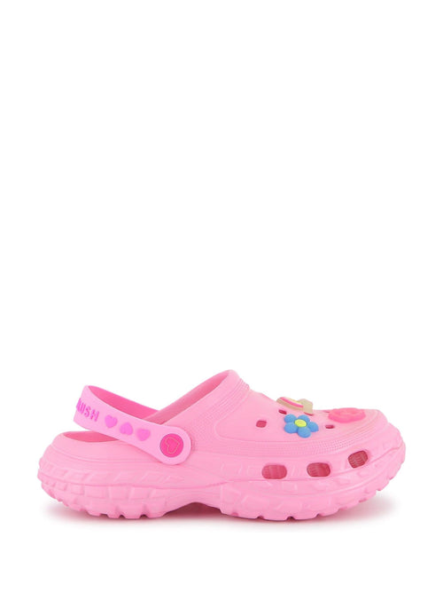 Billieblush Pink Clogs Sandals With Charms image 1