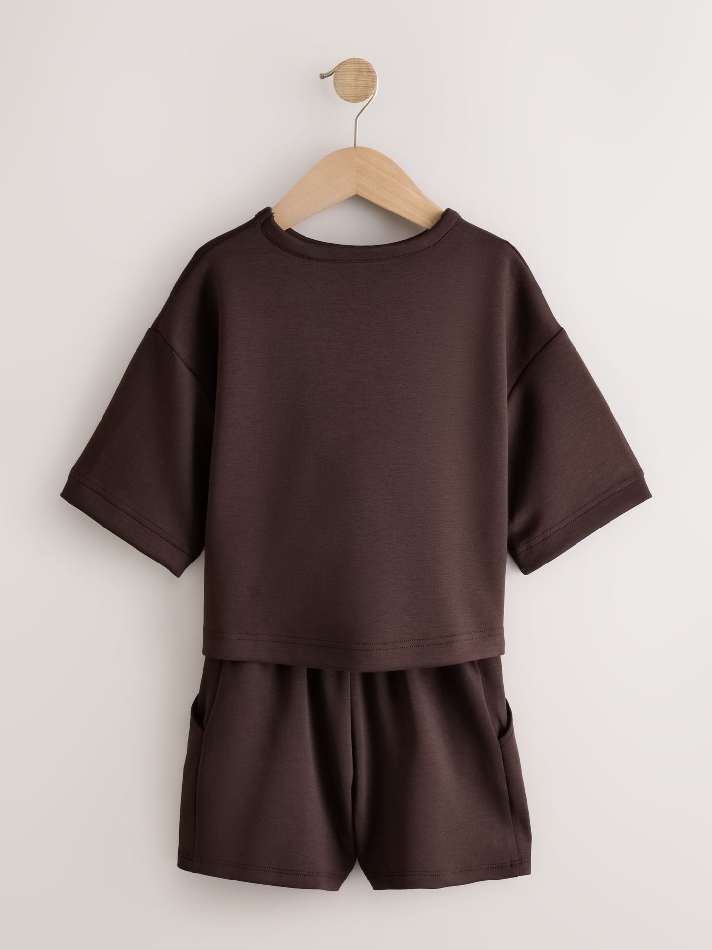 Dsiney Kidz - Chocolate Brown Supersoft T-Shirt and Shorts Set (3-16yrs) image 7