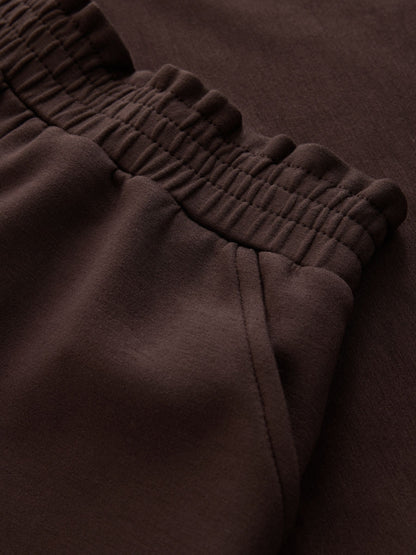 Dsiney Kidz - Chocolate Brown Supersoft T-Shirt and Shorts Set (3-16yrs) image 9