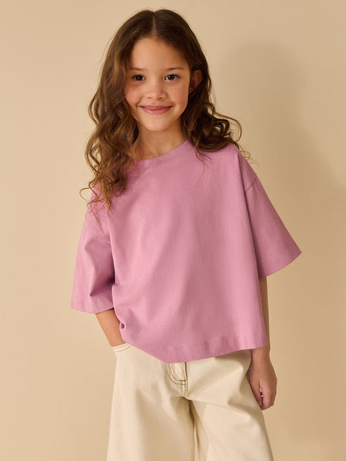 Dsiney Kidz - Pink Oversized Boxy T-Shirt (3-16yrs) image 1