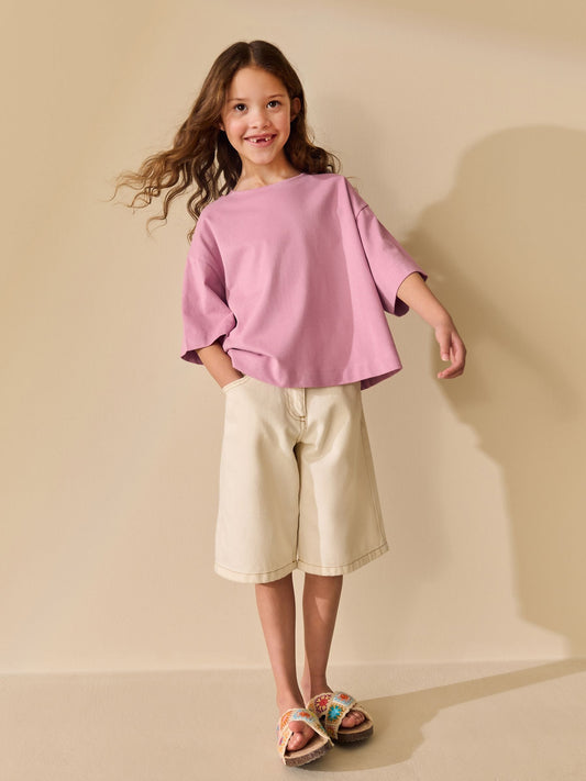 Dsiney Kidz - Pink Oversized Boxy T-Shirt (3-16yrs) image 2
