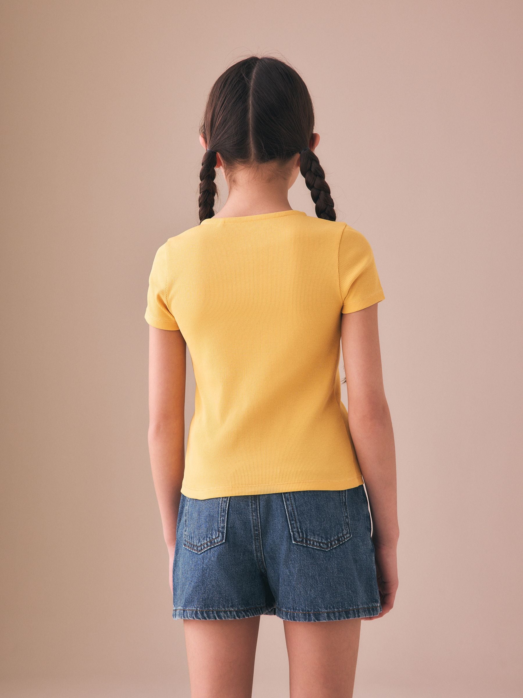 Dsiney Kidz - Orange Short Sleeve Ribbed Cardigan (3-16yrs) image 2