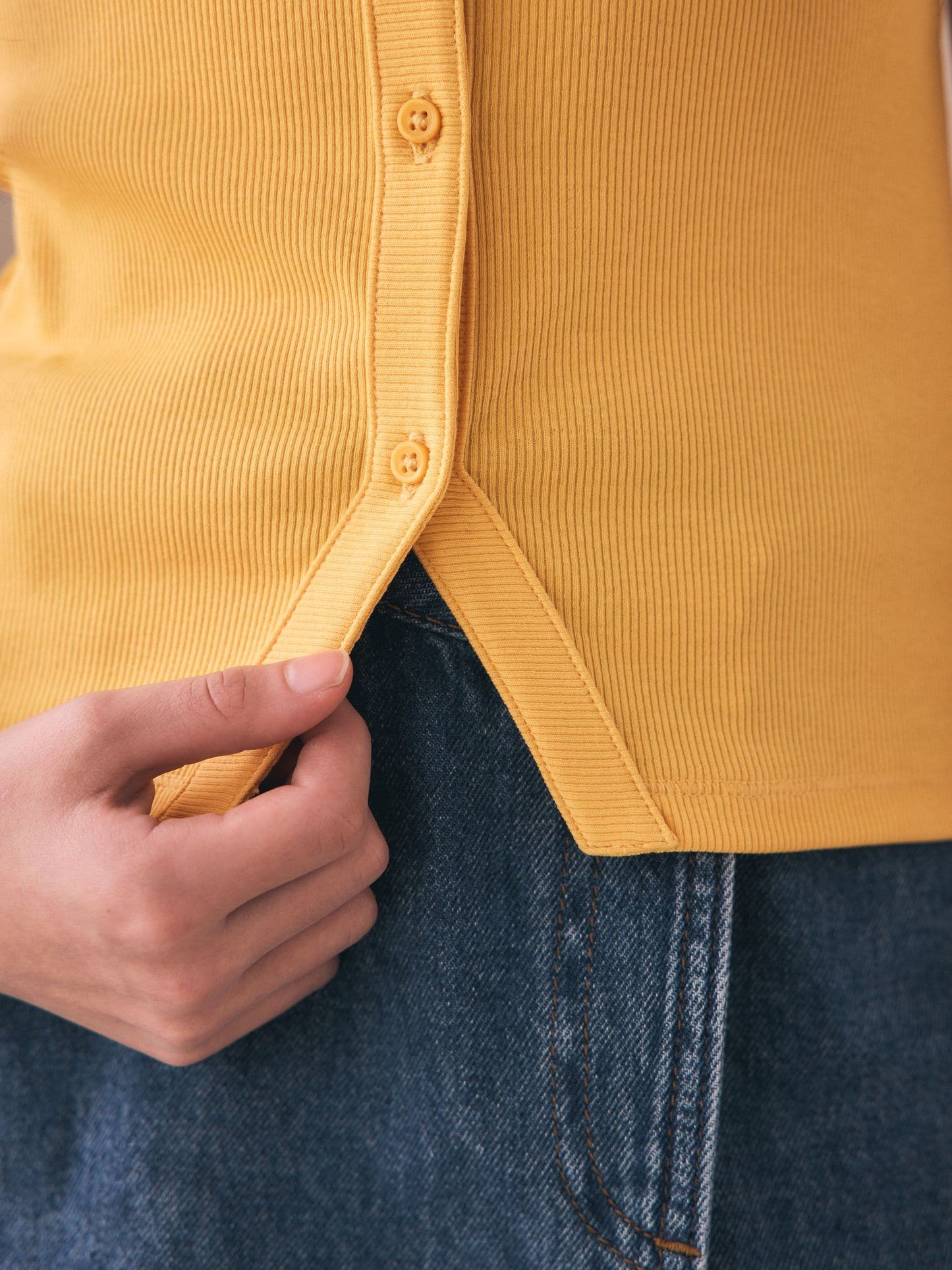 Dsiney Kidz - Orange Short Sleeve Ribbed Cardigan (3-16yrs) image 3