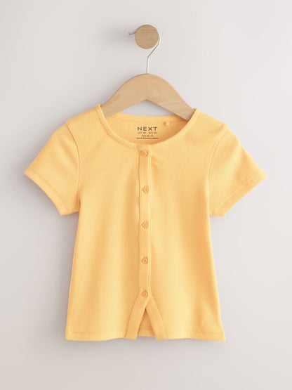 Dsiney Kidz - Orange Short Sleeve Ribbed Cardigan (3-16yrs) image 4