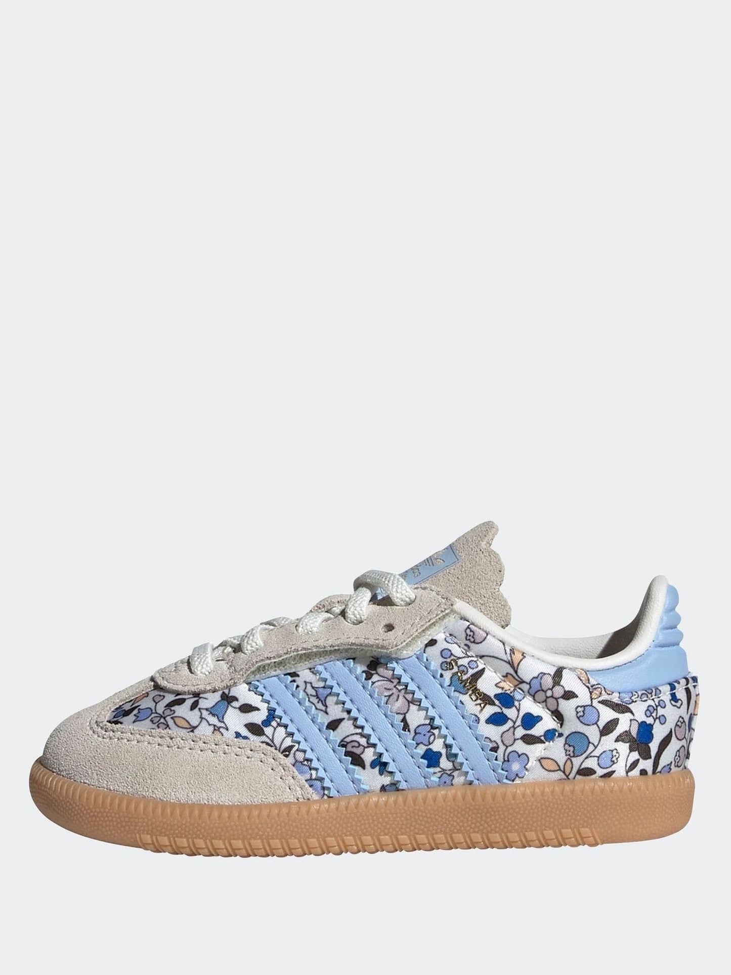 adidas Originals Blue Samba Og X Liberty London Elastic Lace Shoes image 8